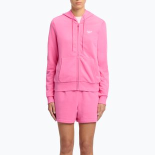 Dámská mikina Reebok Small Logo French Terry FZ true pink
