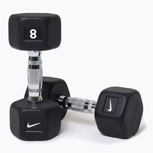 Činky Nike Strength Hex Dumbbell 2 x 8 kg black/white