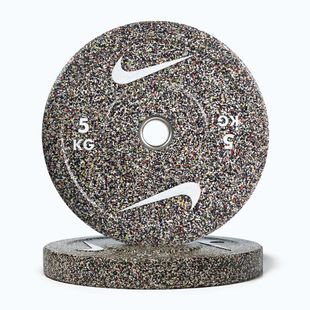 Olympijské kotouče Nike Strength Grind Bumper Plates 2 x 5 kg pixel