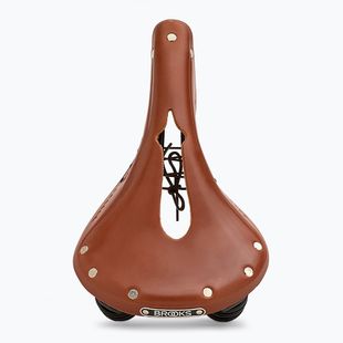 Cyklistické sedlo Brooks England Flyer Carved honey