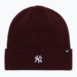 Zimní čepice 47 Brand MLB New York Yankees Centerfield dark maroon