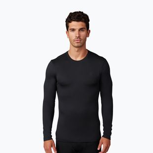 Pánské cyklistické tričko s dlouhým rukávem Fox Racing Tecbase Fire black