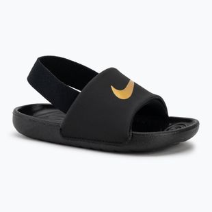 Dětské nazouváky Nike Coffee black/metallic gold