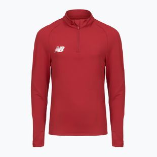 Dětská fotbalová mikina New Balance Training 1/4 Zip Knitted bordó NBEJT9035