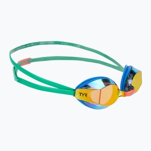 Plavecké brýle TYR Blackops 140 Ev Racing Mirrored blue/green