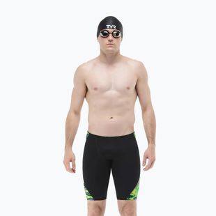 Pánské plavecké jammery TYR Splice Flux Jammer lime/multi