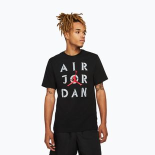 Pánské tričko Jordan AJ5 Graphic černá/bílá/gumová červená