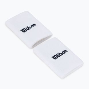 Potítka Wilson Wide Terry Wristband 2 ks bright white