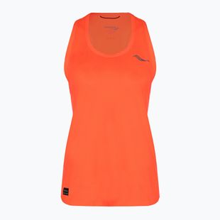 Dámské běžecké tílko tank top tričko Saucony Stop tričko watch Singlet vizi red
