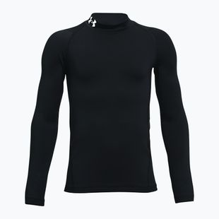 Dětské tréninkové tričko s dlouhým rukávem Under Armour Cg Armour Mock black/white
