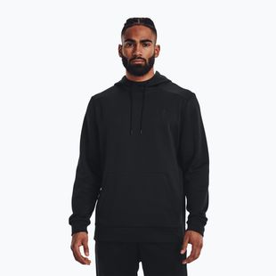 Under Armour Armour Fleece Hoodie pánská tréninková mikina černá 1373353-001