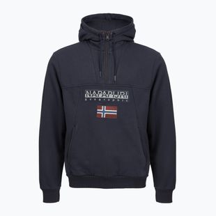 Pánská mikina Napapijri Burgee Half Zip Hooded 2.0 blu marine