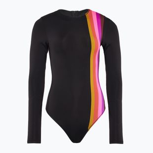 Dámská plavecká kombinéza Hurley Fiji Fantasy Tie Back Surf Suit black