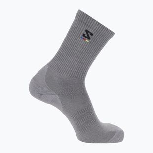 Ponožky Salomon Sunday Smart Crew shark skin/black