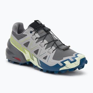 Pánské běžecké boty Salomon Speedcross 6 castlerock/lime cream/poseidon