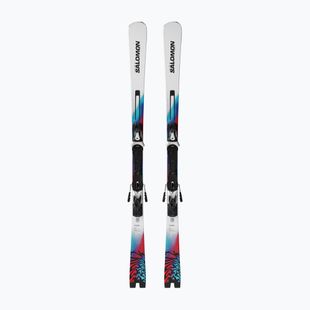 Sjezdové lyže Salomon Addikt + vázání MI12 GW white/neon blue/red