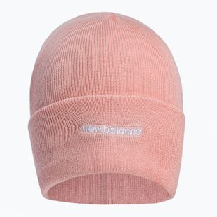 Dámská zimní čepice New Balance Knit Cuffed Beanie Embroider růžová NBLAH13032PIE