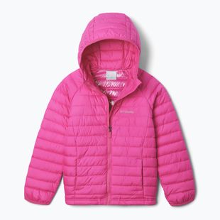 Dětská bunda  Columbia Powder Lite II Hooded pink ice