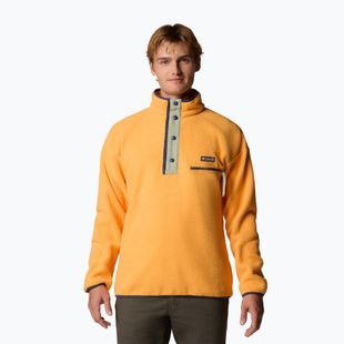 Pánská fleecová mikina Columbia Helvetia II Half Snap Fleece summer orange