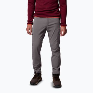 Pánské trekingové kalhoty Columbia Tech Trail Utility Winter city grey