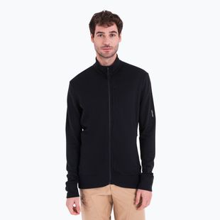 Pánská trekingová mikina icebreaker Merino 260 Quantum IV Zip black