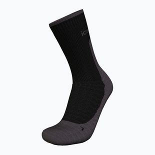 Pánské trekingové ponožky  icebreaker Merino Hike+ Light Crew black/obsidian