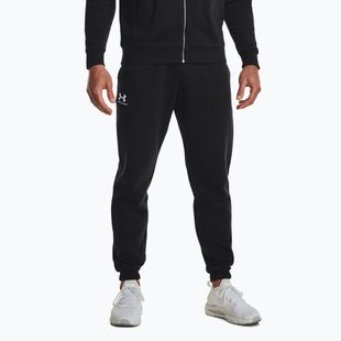 Pánské sportovní kalhoty Under Armour Essential Fleece Joggers black/white