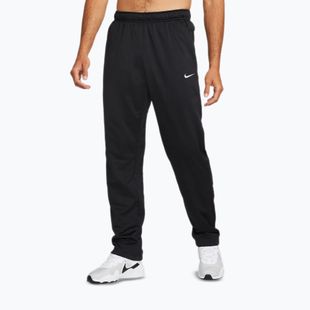 Pánské tréninkové kalhoty Nike Therma-FIT Open Hem black/black/white