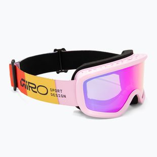 Dětské lyžařské brýle Giro Chico 2.0 Jr light pink blocks/amber pink