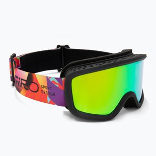 Dětské lyžařské brýle Giro Chico 2.0 Jr multi flow/loden green