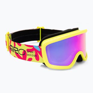 Dětské lyžařské brýle Giro Chico 2.0 Jr Yellow flowers/amber pink
