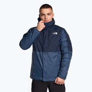 Pánská péřová bunda The North Face New Dryvent Down Triclimate shady blue/summit navy