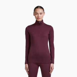 Dámská termo mikina Icebreaker 200 Oasis LS Half Zip dark berry