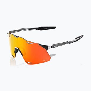 Sluneční brýle 100% Hypercraft black chrome/hiper red mirror