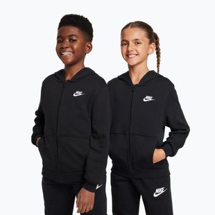 Dětská mikina Nike Club Fleece black/white