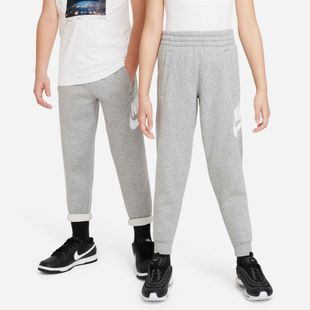 Dětské kalhoty Nike Club Fleece dark grey heather/base grey/white