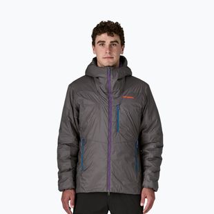 Pánská péřová bunda  Patagonia DAS Light Hoody forge grey