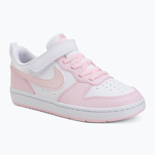 Dětské boty Nike Court Borough Low Recraft white/pink foam