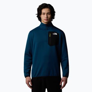 Pánská mikina The North Face Crest 1/4 Zip midnight petrol/ black