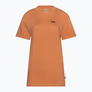 Dámské tričko Vans s logem na levé straně hrudi carnelian