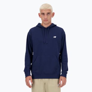 Pánská mikina New Balance Small Logo French Terry Hoodie nb navy
