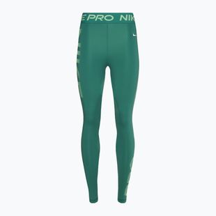 Dámské tréninkové legíny Nike Pro Dri-FIT Mid-Rise 7/8 Graphic bicoastal/vapour green/white