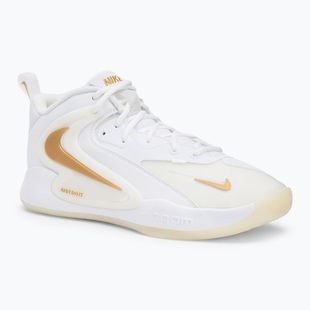 Tenisky na volejbal Nike React Hyperset 2 bílá/bílá/metalická zlatá