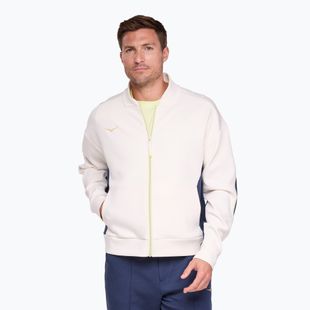 Pánská běžecká bunda HOKA Kaitoro Knit alabaster/versity navy