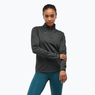 Dámská běžecká mikina HOKA GlideTech Quarter Zip black
