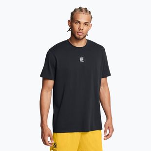 Pánské tričko Under Armour Curry Hvyweight Logo black/white