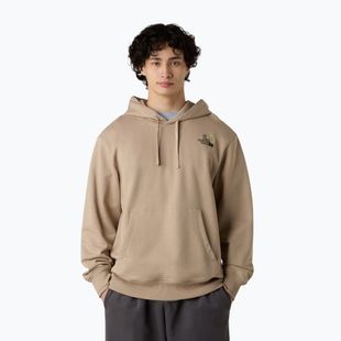 Pánská mikina The North Face Flower Dome Relaxed Hooded GPH mushroom grey