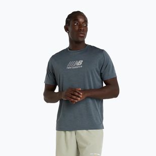 Pánské běžecké tričko New Balance Athletics Reflective graphite