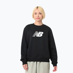 Dámská mikina New Balance Sport Fleece Logo Crew black