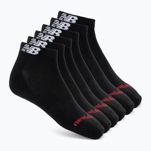 Ponožky New Balance Everyday Low Cut 6 pairs black/white